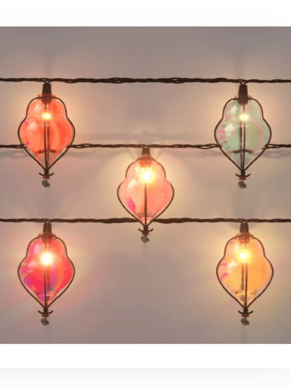Opalhouse Multi-Colored Mini Teardrop Patio Lights